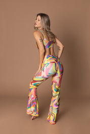 leggings acampanados para mujer